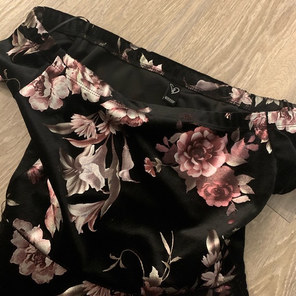 Medium Windsor off shoulder floral high-low dress - Picture 3 of 5
